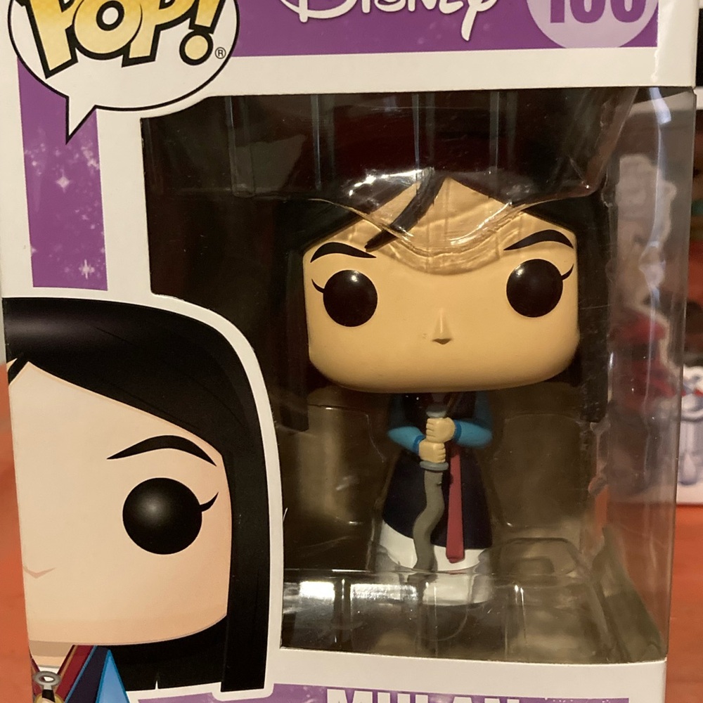 Funko Pop Disney Mulan in Blue and Red